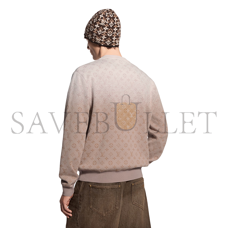LOUIS VUITTON MONOGRAM LONG-SLEEVED CREWNECK 1AJTXA